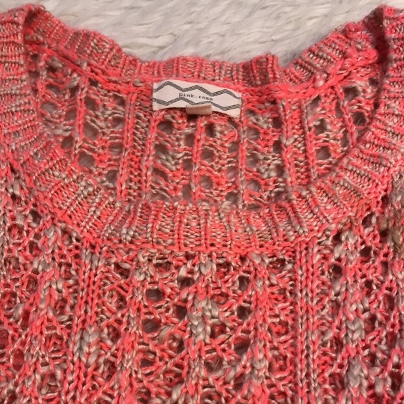 Peach small knitted sweater - Picture 3 of 4